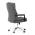 AUTRONIC KA-D8104 GREY Židle kancelářská, šedá ekokůže, kříž kov chromový, houpací mechanismus, čalo