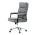 AUTRONIC KA-D8204 GREY2 Židle kancelářská, šedá látka, kříž kov chromový, houpací mechanismus, čalou