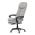 AUTRONIC KA-F1251 SIL2 Kancelářské křeslo, světle šedá látka, synchronní mechanismus, podnožka