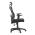 AUTRONIC KA-R215 BK Židle kancelářská, nastavitelný podhlavník, potah černá síťovina mesh, mechanika