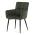 AUTRONIC DCH-P3146 GRN2 Židle jídelní, zelená látka, černý kov