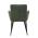 AUTRONIC DCH-P3146 GRN2 Židle jídelní, zelená látka, černý kov