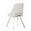 AUTRONIC DCL-W1174 CRM2 Židle jídelní, krémová látka, kovové nohy, broušená nerez.