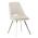 AUTRONIC DCL-W1174 CRM2 Židle jídelní, krémová látka, kovové nohy, broušená nerez.