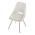 AUTRONIC DCL-W1174 CRM2 Židle jídelní, krémová látka, kovové nohy, broušená nerez.