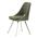 AUTRONIC DCL-W1174 GRN2 Židle jídelní, zelená látka, kovové nohy, broušená nerez.