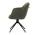 AUTRONIC HC-536 GRN2 Židle jídelní a konferenční, zelená látka, černé kovové nohy, otočný mechanismu