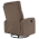 KONDELA Relaxačné otočné kreslo, sivohnedá Taupe, MEKENZI