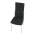 KONDELA Stolička, čierna látka/kov, ADORA NEW