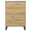 KONDELA Komoda, dub artisan, BOGAN NEW 4S70