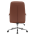 KONDELA Kancelárske kreslo, hnedá camel/chróm, ADMON