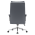 KONDELA Kancelárske kreslo, sivá ekokoža/chróm, KAHIL