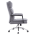 KONDELA Kancelárske kreslo, sivá/chróm, ZAVIER
