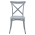 KONDELA Stohovateľná stolička, sivá, SAVITA