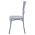 KONDELA Stohovateľná stolička, sivá, SAVITA