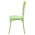 KONDELA Stohovateľná stolička, zelená, SAVITA