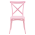 KONDELA Stohovateľná stolička, ružová, SAVITA