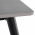 KONDELA Jedálenský stôl, sivý mramor/čierna, 121x71 cm, FLORENC TYP 1