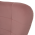KONDELA Kreslo s podnožou, ružová Velvet látka/dub, HABEN