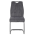 KONDELA Jedálenská stolička, sivá/čierna, KELMA