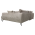 KONDELA Rohová sedacia súprava, sivobéžová Taupe, pravá, MURIEL ROH