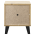KONDELA Nočný stolík, dub artisan, BOGAN NEW 1S