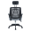 KONDELA Kancelárske kreslo, sivá/čierna, EDRED
