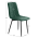 KONDELA Jedálenská stolička, smaragdová Velvet látka/kov, DAMIA TYP 2