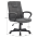 KONDELA Kancelárske kreslo, tmavosivá/čierna, REVIN