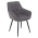 KONDELA Dizajnové kreslo, sivá/čierna, MARKEN