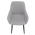 KONDELA Dizajnové kreslo, svetlosivá/čierna, OSKOR