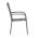 AUTRONIC AZC-S2114 GREY Židle zahradní, šedý umělý ratan, kov, stohovatelná.