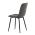 AUTRONIC CT-281 BK3 Židle jídelní, antracitová látka cowboy, nohy černý kov