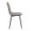 AUTRONIC CT-281 GREY3 Židle jídelní, šedá látka cowboy, nohy černý kov