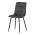 AUTRONIC CT-281 GREY4 Židle jídelní, šedá sametová látka, nohy černý kov