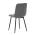 AUTRONIC CT-281 GREY4 Židle jídelní, šedá sametová látka, nohy černý kov