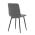 AUTRONIC CT-281 GREY4 Židle jídelní, šedá sametová látka, nohy černý kov