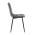 AUTRONIC CT-281 GREY4 Židle jídelní, šedá sametová látka, nohy černý kov