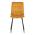 AUTRONIC CT-281 YEL4 Židle jídelní, žlutá sametová látka, nohy černý kov