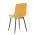 AUTRONIC CT-281 YEL4 Židle jídelní, žlutá sametová látka, nohy černý kov