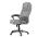 AUTRONIC KA-C715 GREY2 Křeslo kancelářská, šedá látka, šedý plastový kříž, kolečka na tvrdé povrchy
