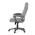 AUTRONIC KA-C715 GREY2 Křeslo kancelářská, šedá látka, šedý plastový kříž, kolečka na tvrdé povrchy