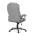 AUTRONIC KA-C715 GREY2 Křeslo kancelářská, šedá látka, šedý plastový kříž, kolečka na tvrdé povrchy