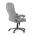 AUTRONIC KA-C715 GREY2 Křeslo kancelářská, šedá látka, šedý plastový kříž, kolečka na tvrdé povrchy