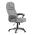 AUTRONIC KA-C715 GREY2 Křeslo kancelářská, šedá látka, šedý plastový kříž, kolečka na tvrdé povrchy