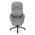 AUTRONIC KA-C715 GREY2 Křeslo kancelářská, šedá látka, šedý plastový kříž, kolečka na tvrdé povrchy