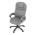 AUTRONIC KA-C715 GREY2 Křeslo kancelářská, šedá látka, šedý plastový kříž, kolečka na tvrdé povrchy