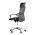 AUTRONIC KA-E305 GREY Kancelářská židle s podhlavníkem z ekokůže, potah černá látka MESH a šedá síťo
