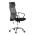 AUTRONIC KA-E305 GREY Kancelářská židle s podhlavníkem z ekokůže, potah černá látka MESH a šedá síťo