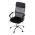 AUTRONIC KA-E305 GREY Kancelářská židle s podhlavníkem z ekokůže, potah černá látka MESH a šedá síťo